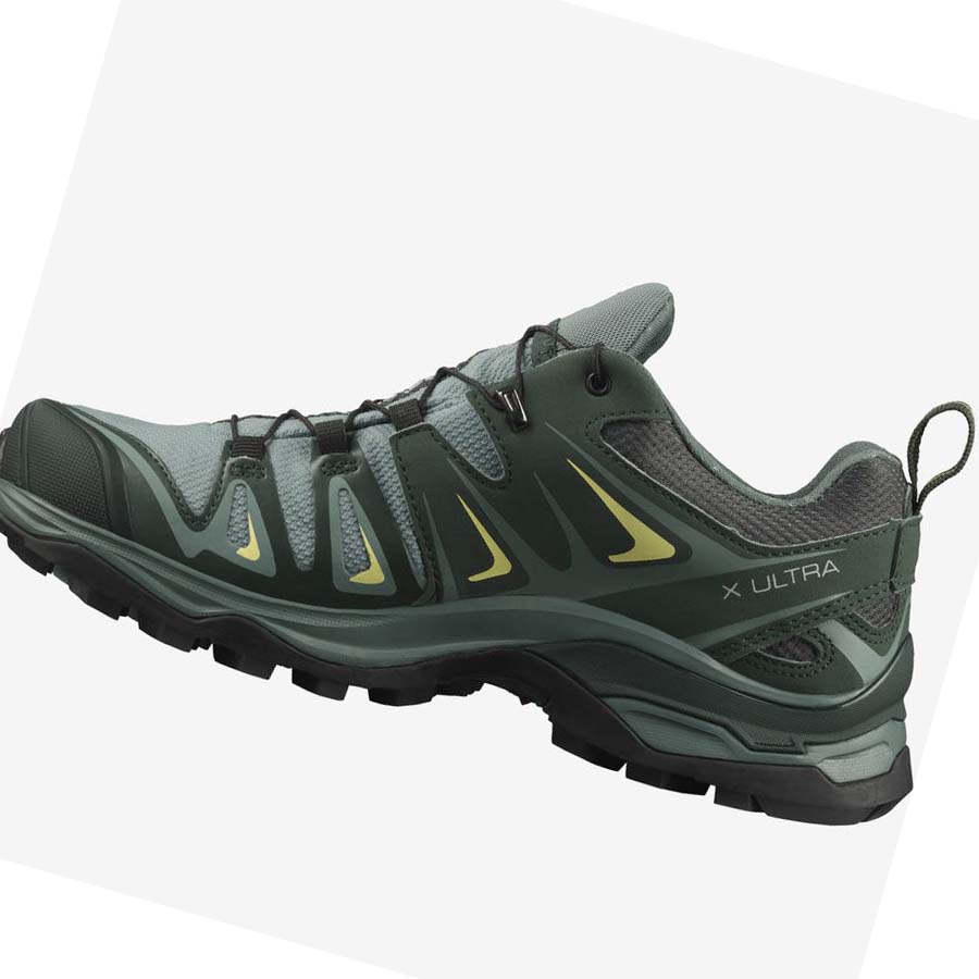 Salomon WoX ULTRA 3 GORE-TEX Túracipő Női Zöld | HU 2793JPQ